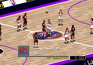 NBA Live '98 screenshot 4 for Sega Saturn